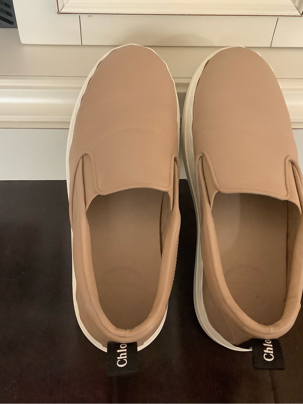 Women's Slip-On Sneakers in Nude